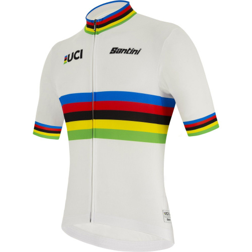 Веломайка Santini UCI World Champion SS Cycling Jersey, белый